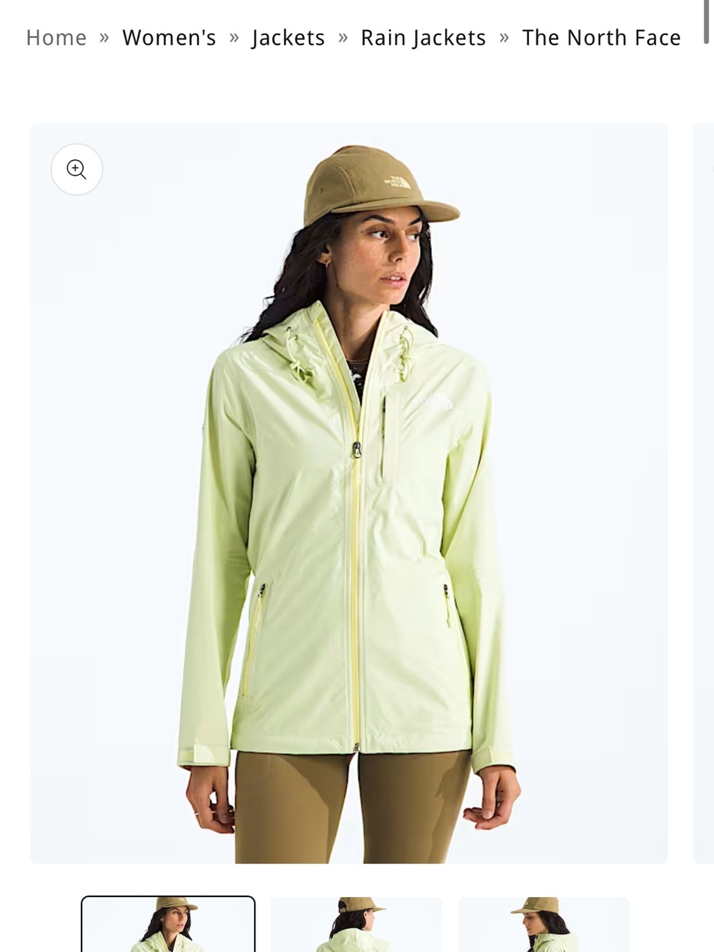 The North Face Women's Light Lime Waterproof Ski Jacket